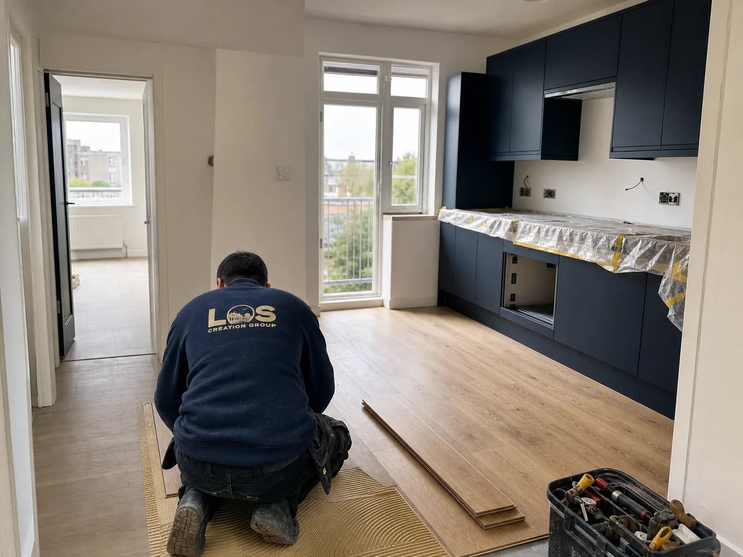 Editorial concept of a professional void-property refurbishment in Barking and Dagenham
