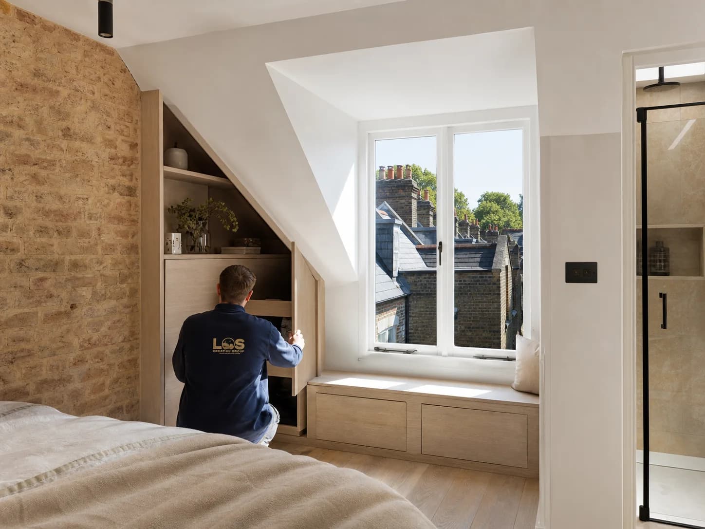 Editorial concept of a light-filled Edwardian loft conversion in Haringey